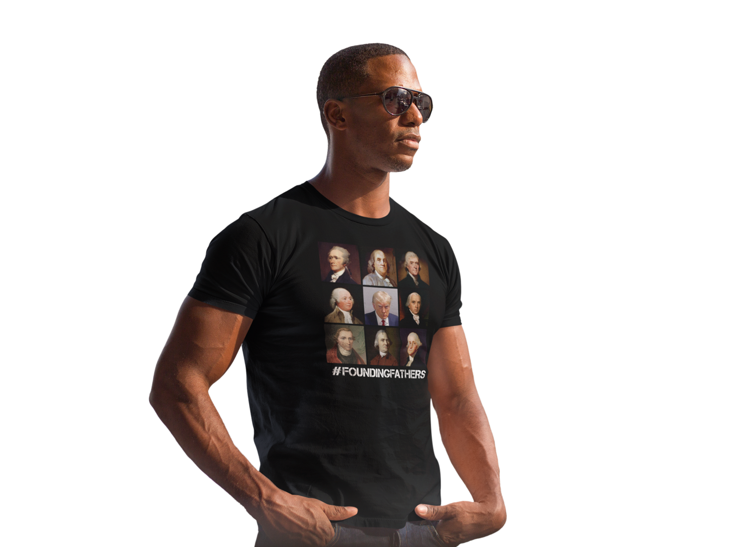 PRE-ORDER | Founding Fathers Mug Shot T-shirt