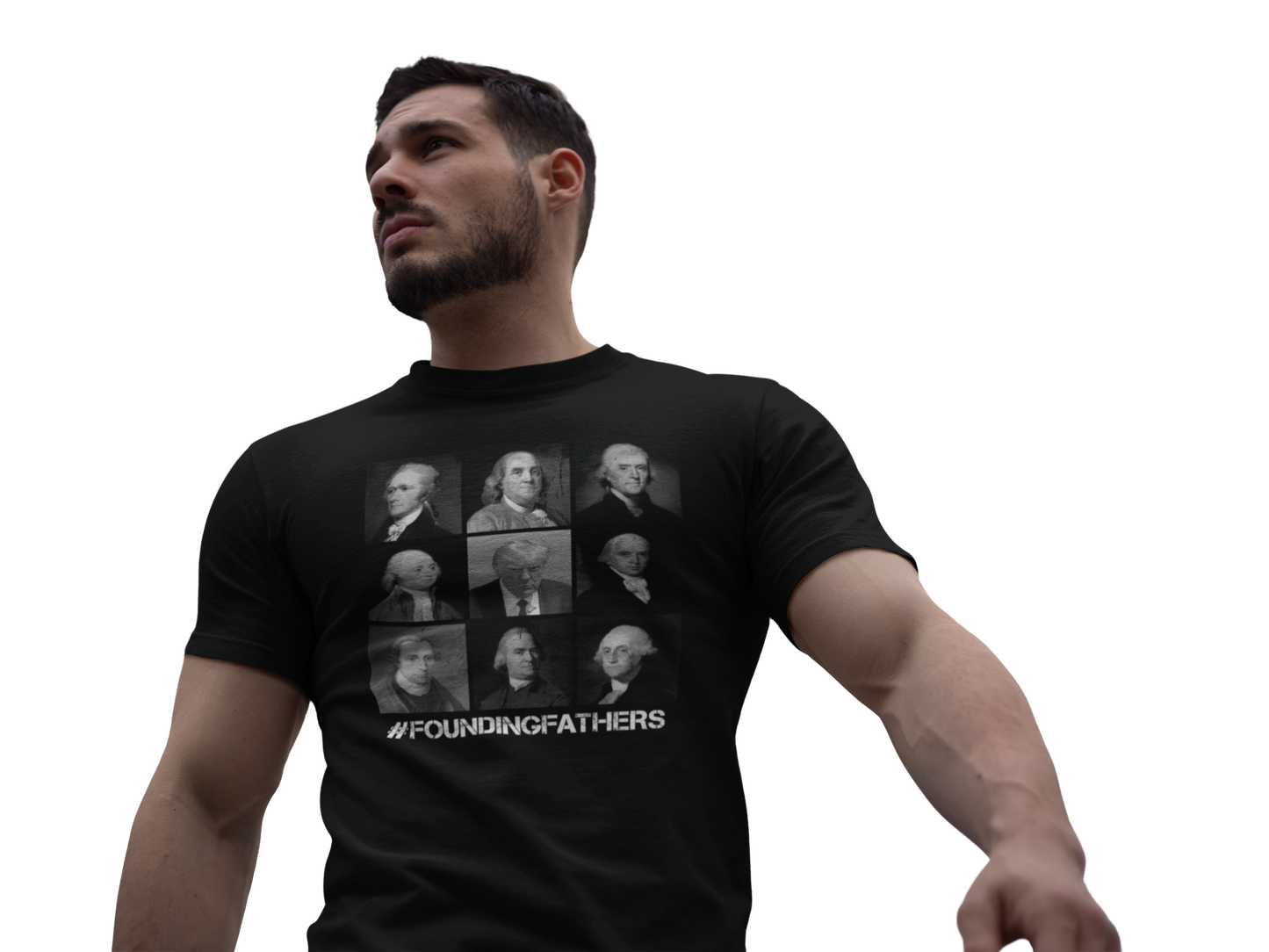 PRE-ORDER | Founding Fathers Mug Shot T-shirt