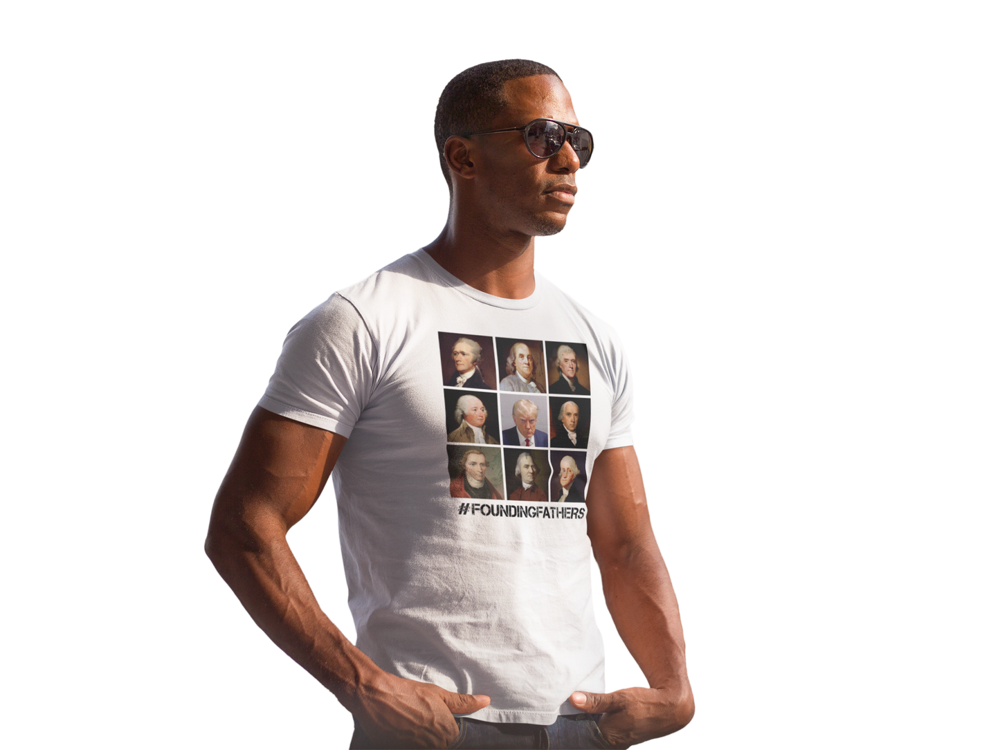 PRE-ORDER | Founding Fathers Mug Shot T-shirt